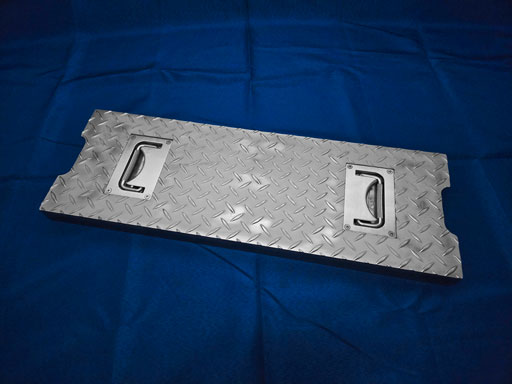 錆びないステンレス製側溝カバー の加工事例
