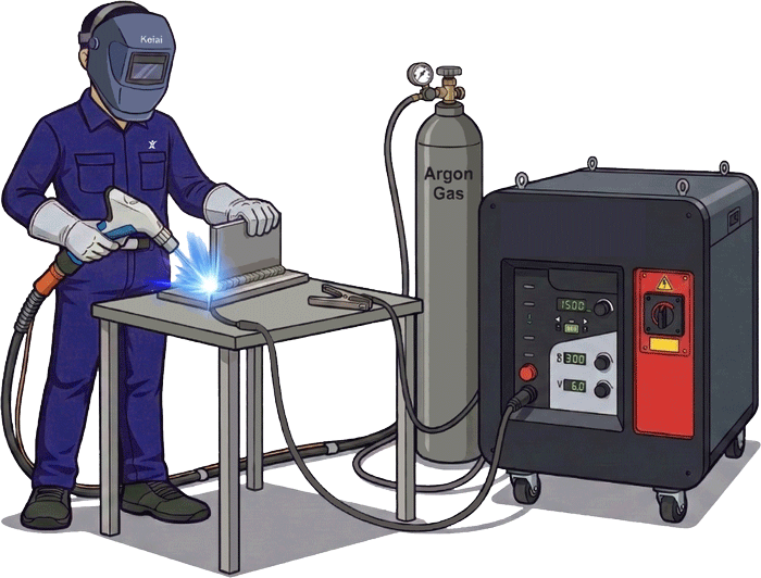 レーザー溶接のイメージ