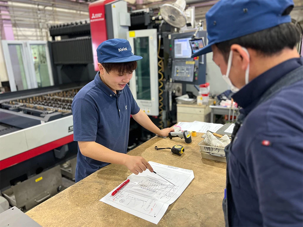 加工機オペレーターの社員インタビュー写真 2